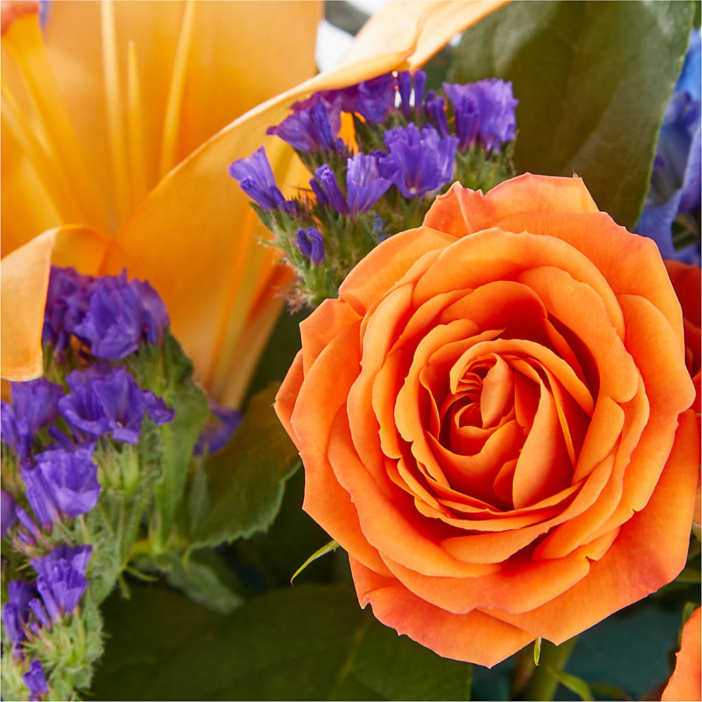 Radiant Citrus Box Bouquet – CONNIE'S FLORAL ARRANGEMENTS, Virginia Beach VA