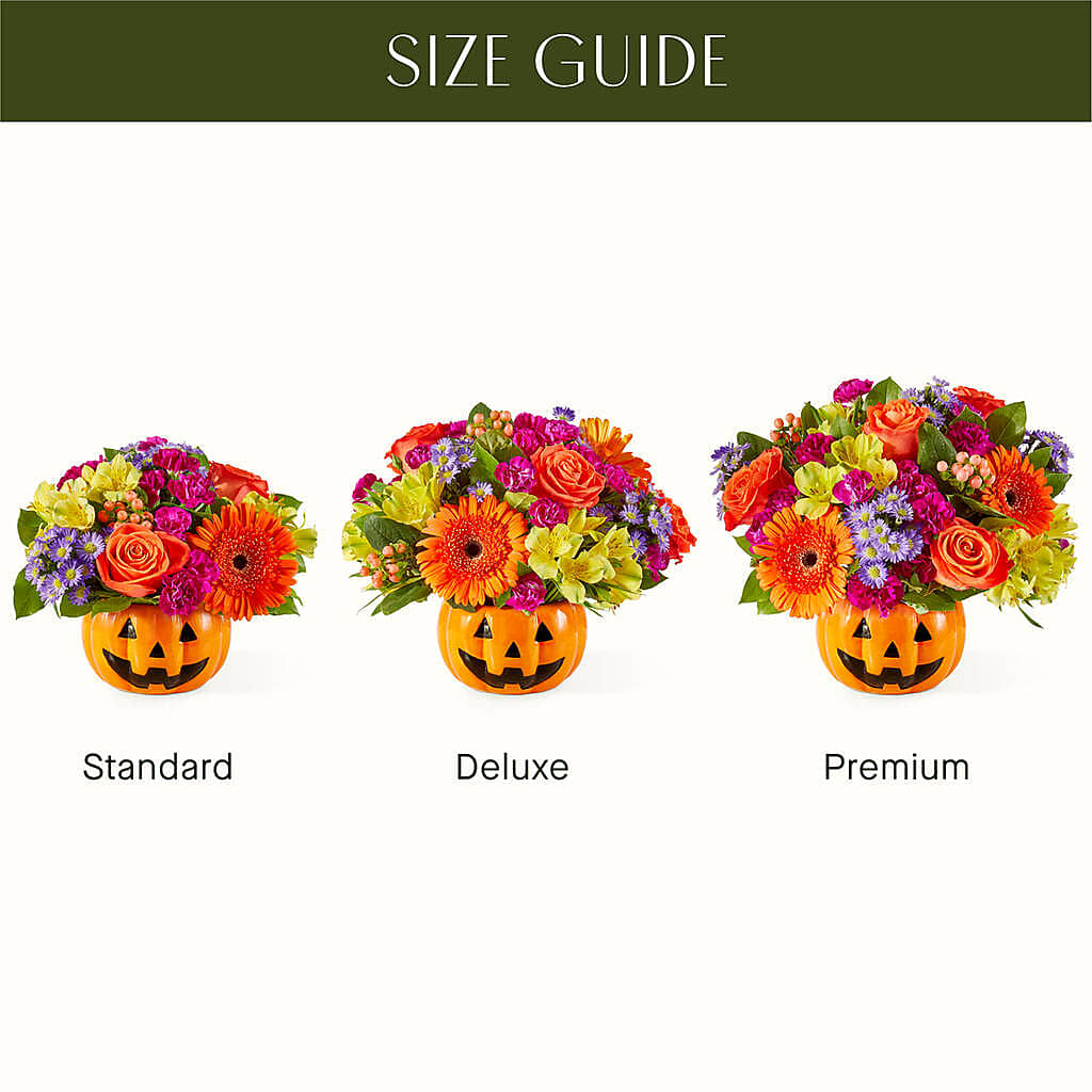 Tricks & Treats Pumpkin – CONNIE'S FLORAL ARRANGEMENTS, Virginia Beach VA