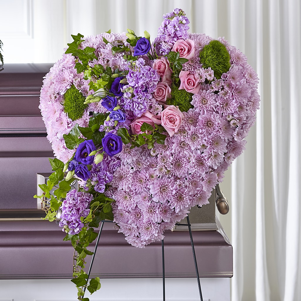 Treasured Love Standing Heart – CONNIE'S FLORAL ARRANGEMENTS, Virginia Beach VA