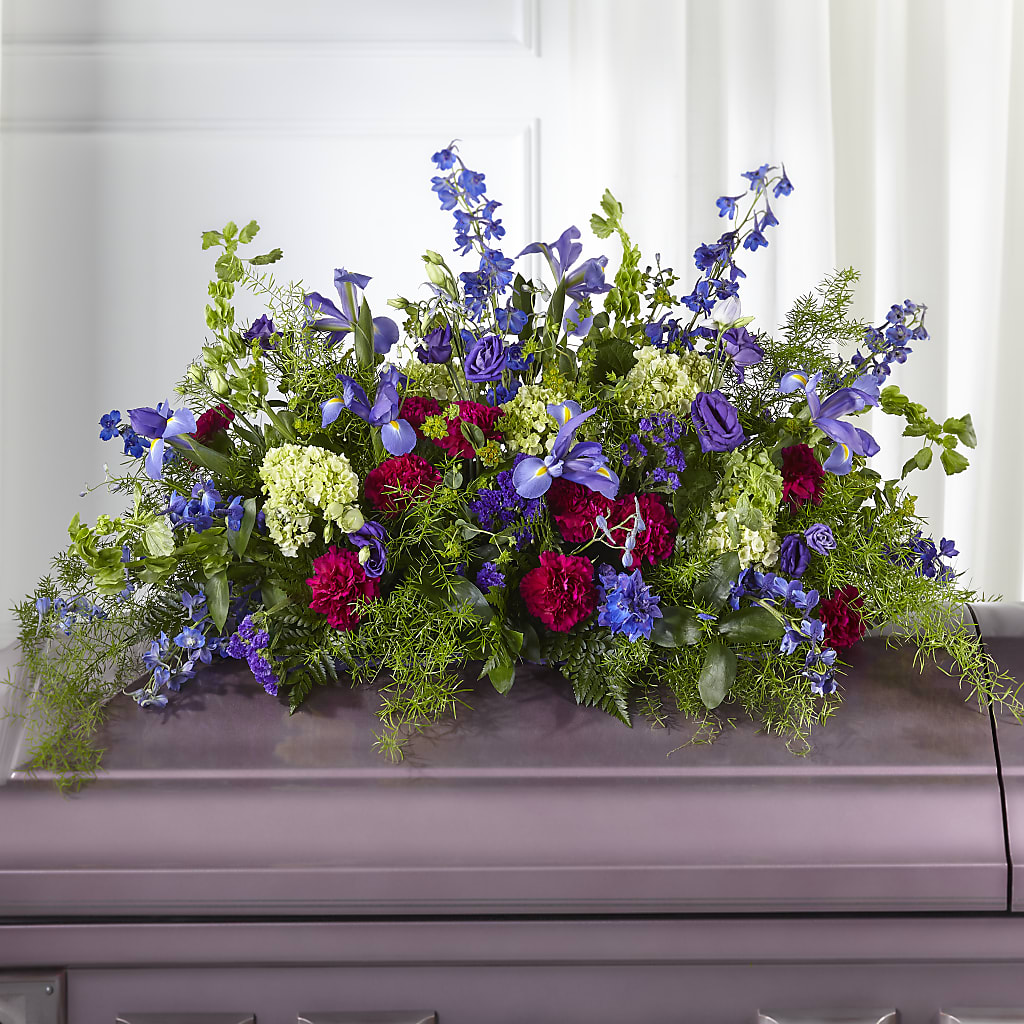 Always Treasured Casket Spray – CONNIE'S FLORAL ARRANGEMENTS, Virginia Beach VA