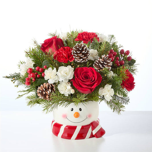 Jolly Snowman Bouquet – CONNIE'S FLORAL ARRANGEMENTS, Virginia Beach VA