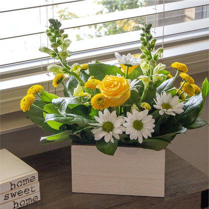 Sun Salutation Box Bouquet – CONNIE'S FLORAL ARRANGEMENTS, Virginia Beach VA