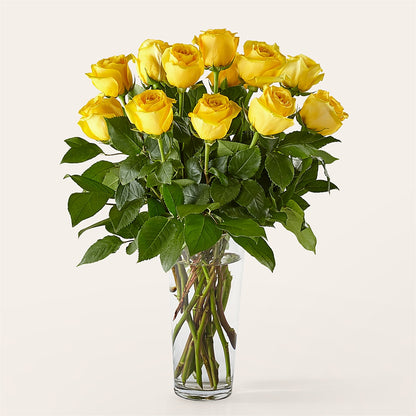 Long Stem Yellow Rose Bouquet – CONNIE'S FLORAL ARRANGEMENTS, Virginia Beach VA