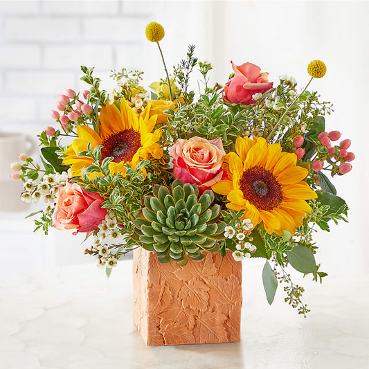 Sunflower Season Bouquet – CONNIE'S FLORAL ARRANGEMENTS, Virginia Beach VA