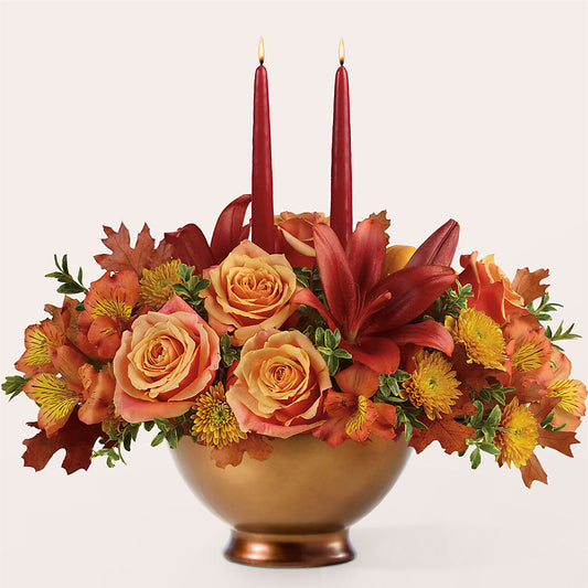 Harvest Table Centerpiece – CONNIE'S FLORAL ARRANGEMENTS, Virginia Beach VA