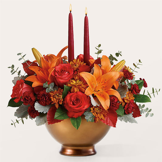 Fruits of Fall Centerpiece – CONNIE'S FLORAL ARRANGEMENTS, Virginia Beach VA