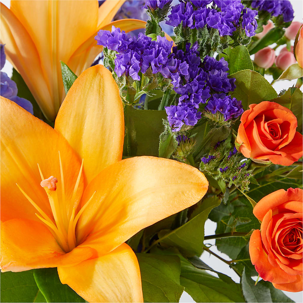 Radiant Citrus Bouquet – CONNIE'S FLORAL ARRANGEMENTS, Virginia Beach VA