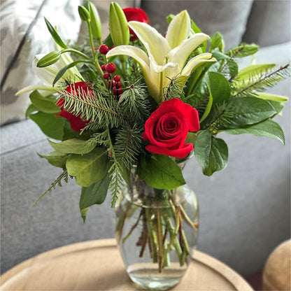 Sparkling Snowflakes Bouquet – CONNIE'S FLORAL ARRANGEMENTS, Virginia Beach VA