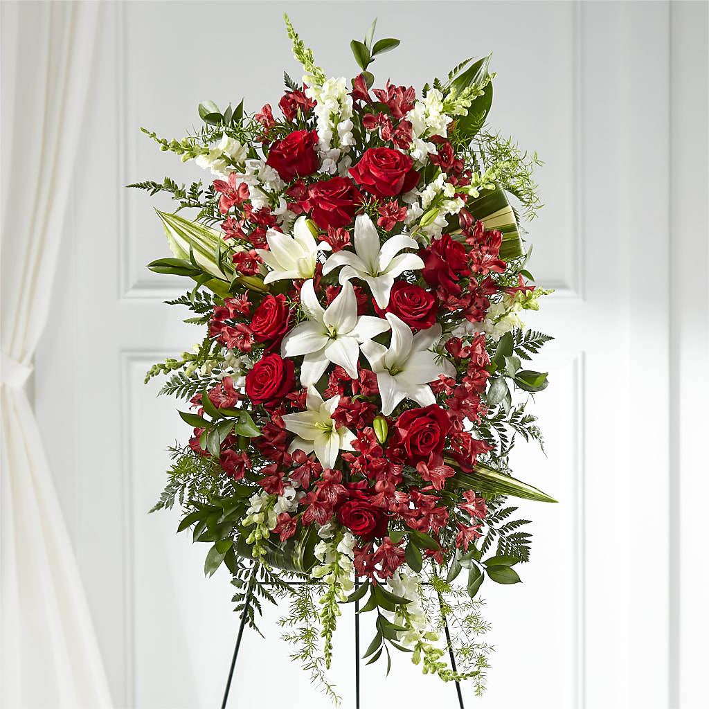 Everlasting Memory Standing Spray – CONNIE'S FLORAL ARRANGEMENTS, Virginia Beach VA