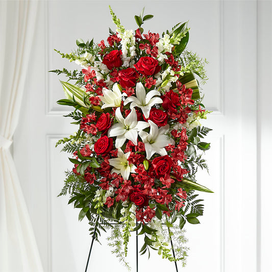 Everlasting Memory Standing Spray – CONNIE'S FLORAL ARRANGEMENTS, Virginia Beach VA