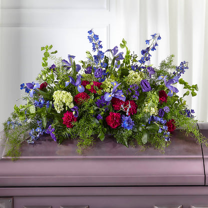 Always Treasured Casket Spray – CONNIE'S FLORAL ARRANGEMENTS, Virginia Beach VA