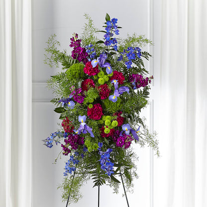 Heavenly Skies Standing Spray – CONNIE'S FLORAL ARRANGEMENTS, Virginia Beach VA
