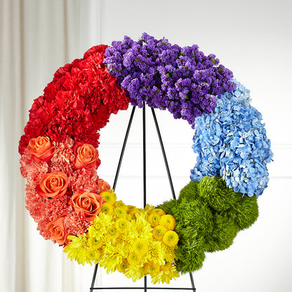Circle of Love Wreath – CONNIE'S FLORAL ARRANGEMENTS, Virginia Beach VA