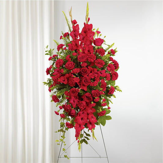 From the Heart Standing Spray – CONNIE'S FLORAL ARRANGEMENTS, Virginia Beach VA
