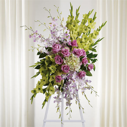 Lasting Legacy Standing Spray – CONNIE'S FLORAL ARRANGEMENTS, Virginia Beach VA