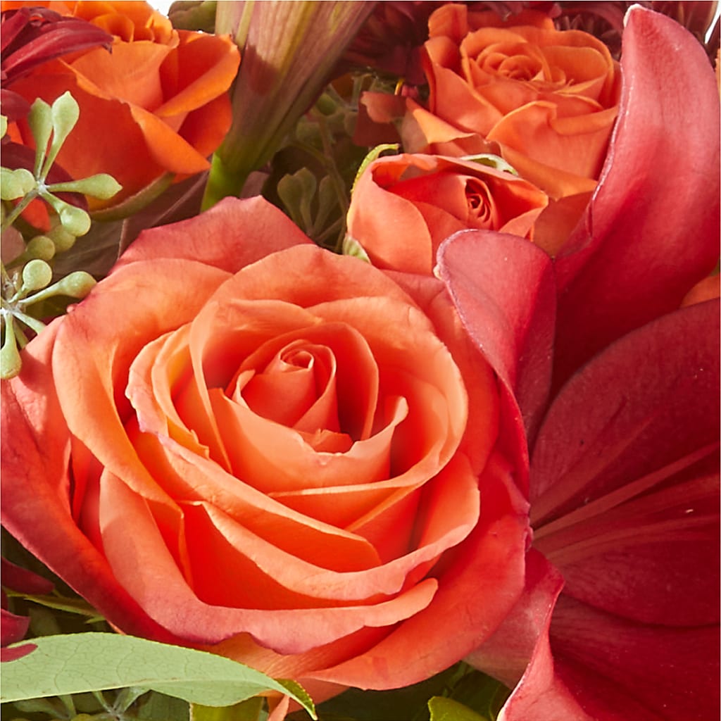 Crimson Leaves Bouquet – CONNIE'S FLORAL ARRANGEMENTS, Virginia Beach VA