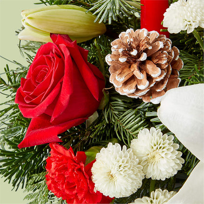 Seasonal Festivities Centerpiece – CONNIE'S FLORAL ARRANGEMENTS, Virginia Beach VA